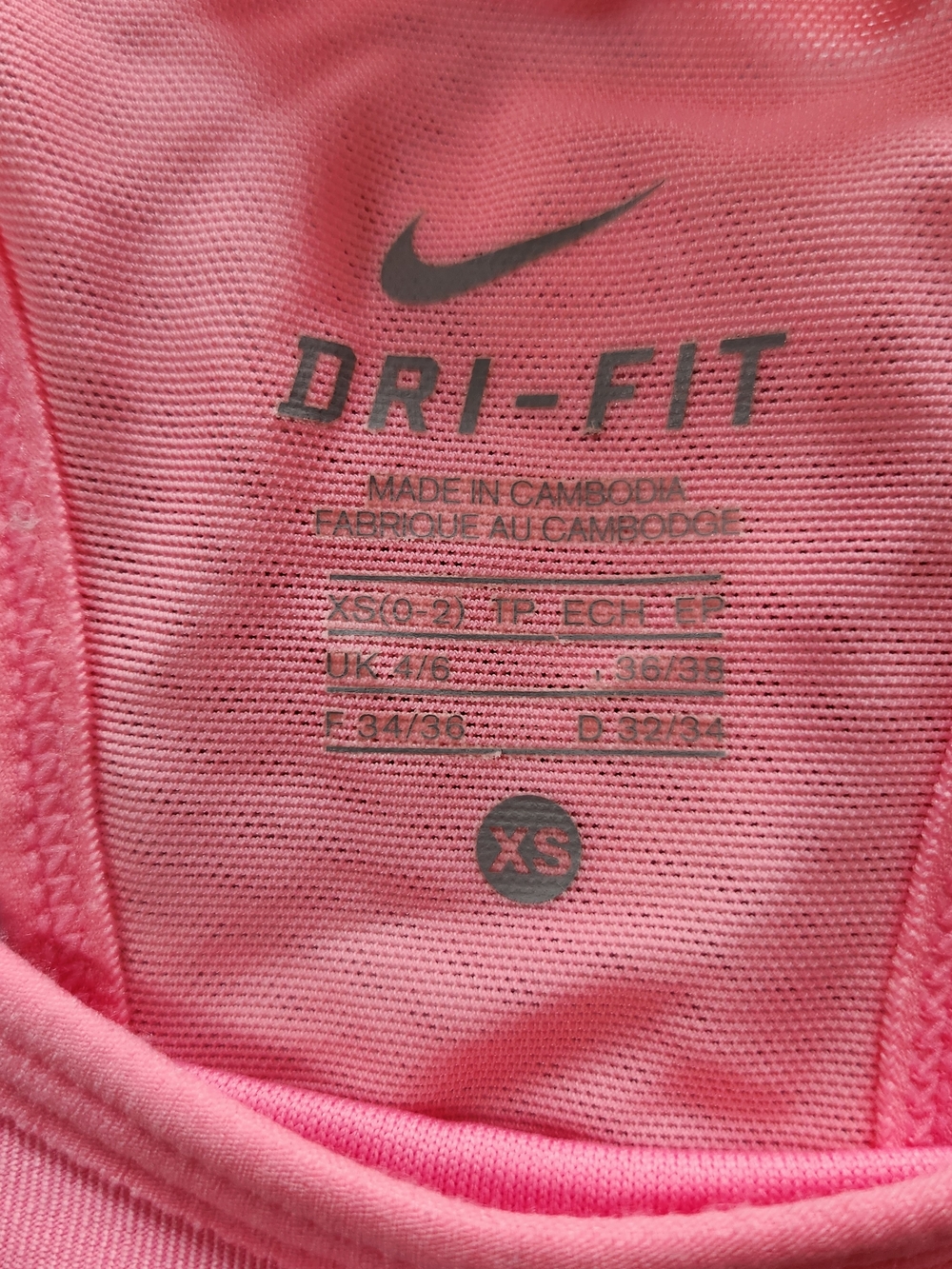 Nike Pink Dri-Fit Racerback Tank Top - Picture 3 of 6